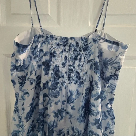 Abercrombie & Fitch Blue Floral Midi Dress - Picture 6 of 12